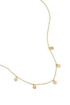 simple necklace with heart pendants