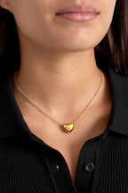 soft heart necklace