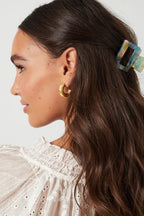 earrings aesthetic basic half moon