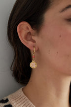 rose glow earrings