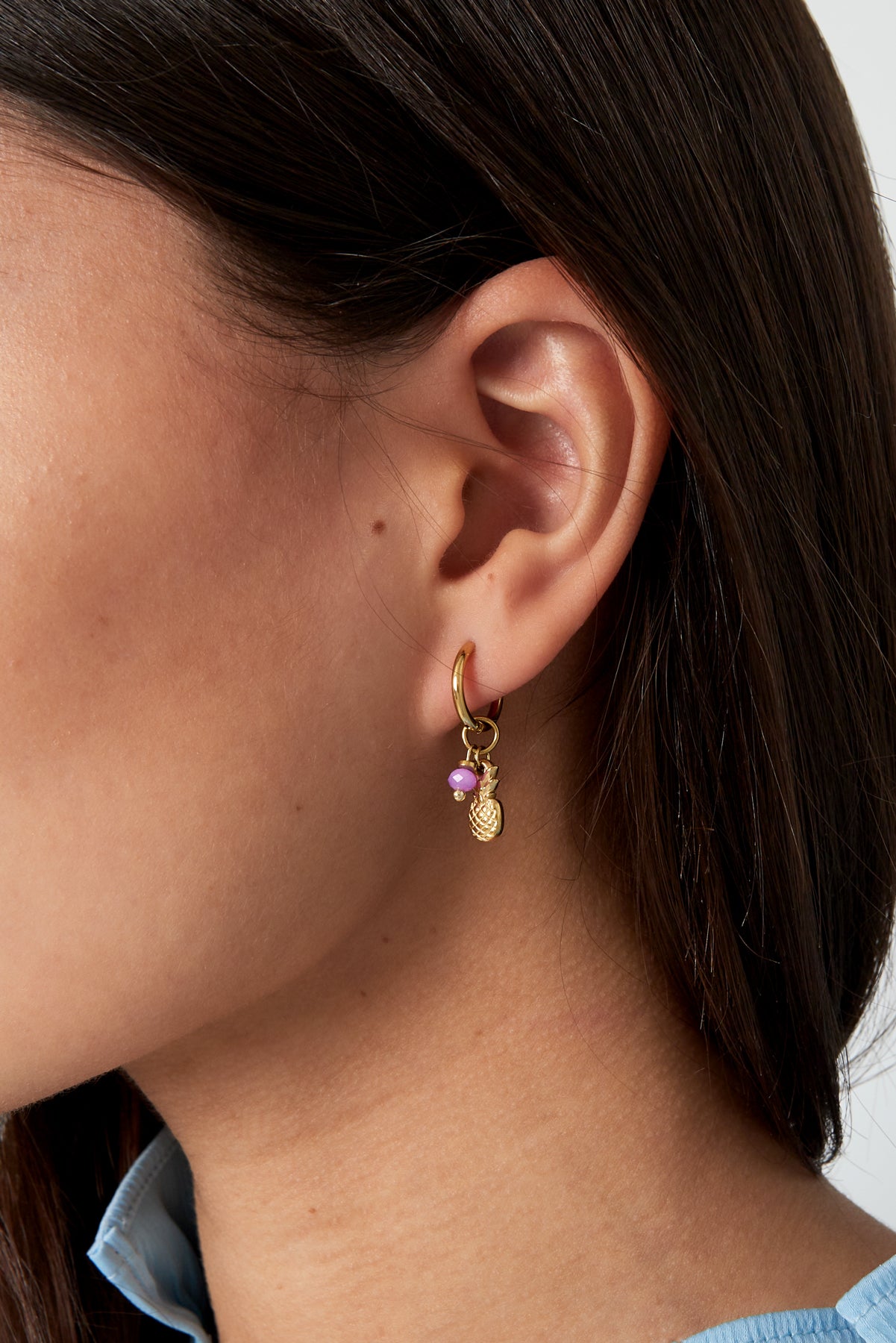 earrings pineapple aura