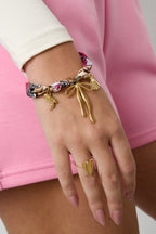 Stainless Steel Charm Bracelets Bow Knot Casual Daily Simple Series Women's jewelry
