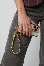 Phone cord elegant edge-Gold color