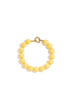 Necklace with medium beads and front closure-12mm