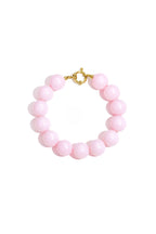 Bracelet with large beads and front closure