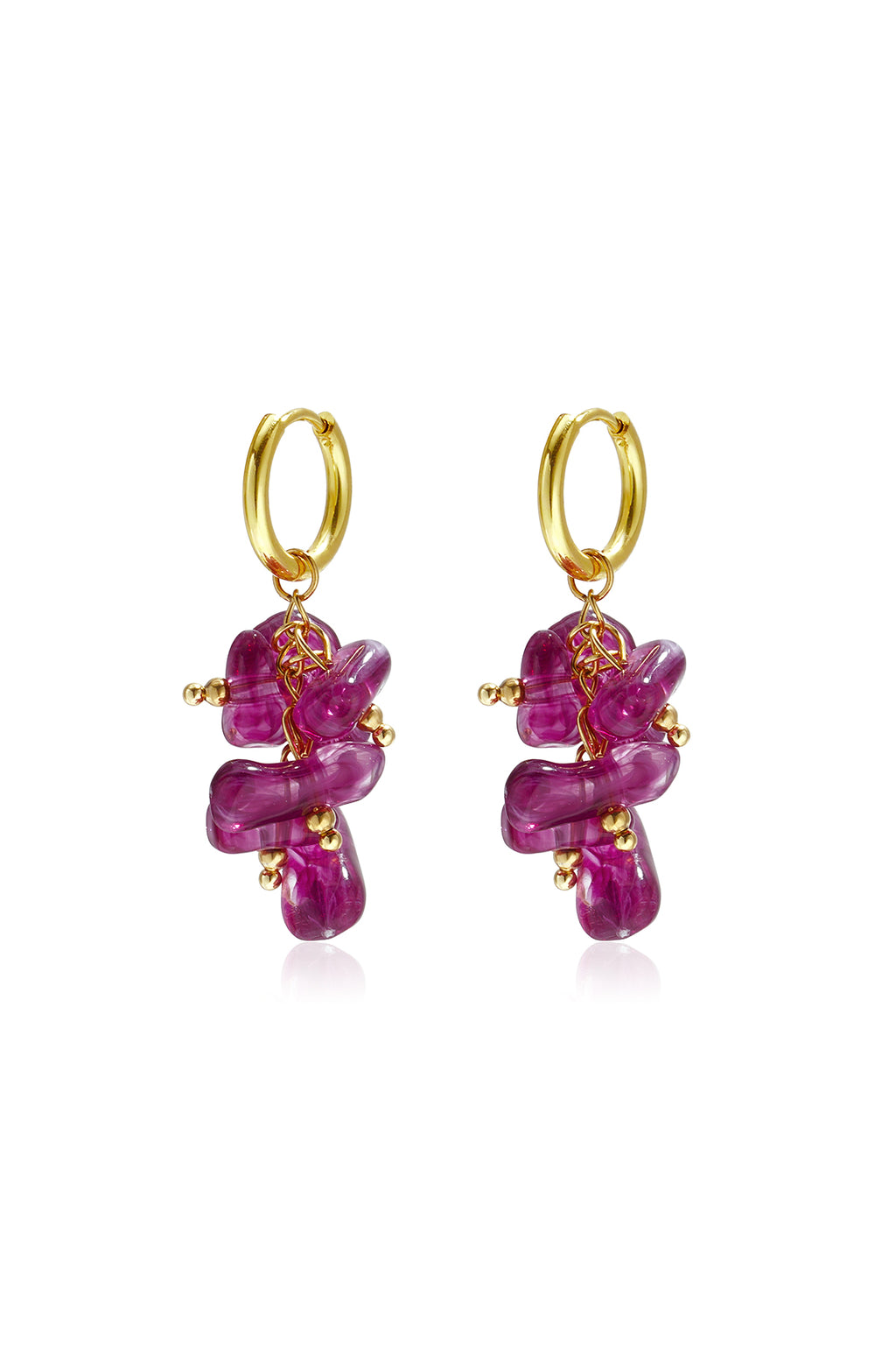 Stainless Steel Beads Earrings Beads Simple Daily Simple Series Women's jewelry