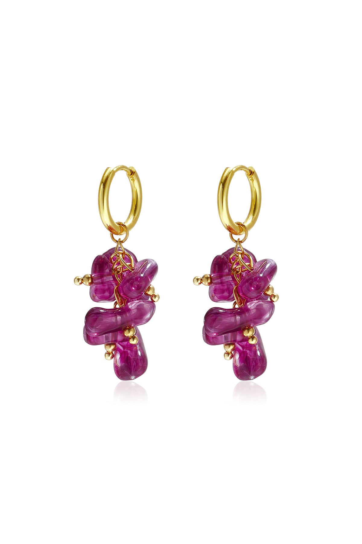 Stainless Steel Beads Earrings Beads Simple Daily Simple Series Women's jewelry