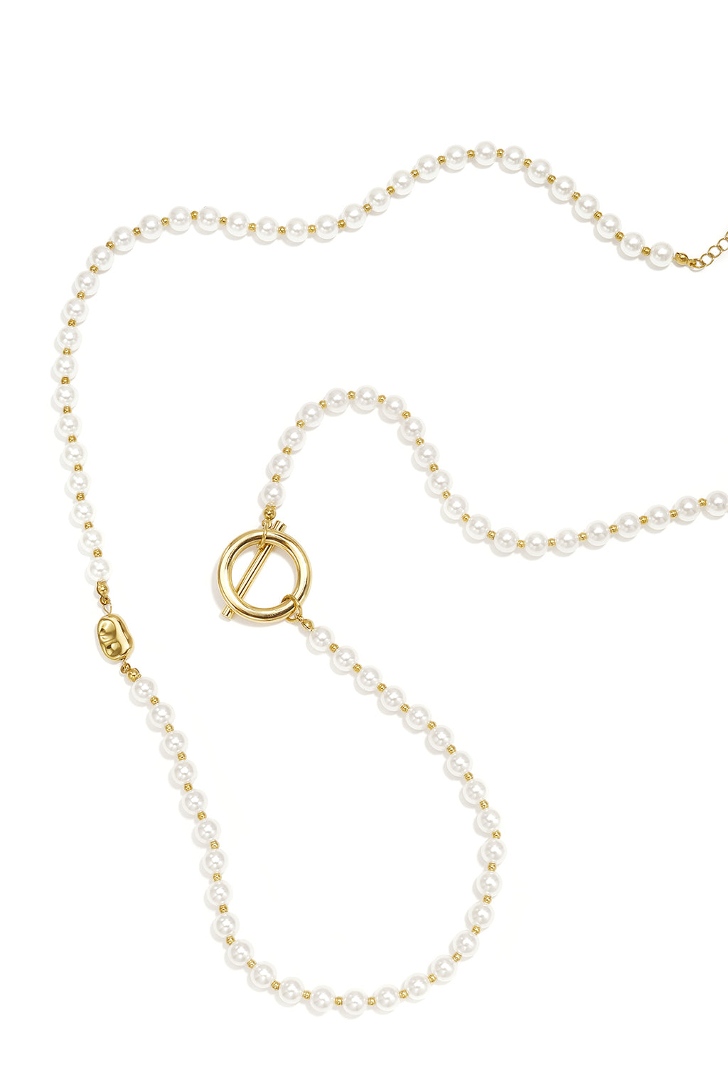 Imitation Pearl Long Necklaces Beads Simple Daily Simple Series Women's jewelry