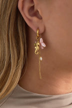 Summer seahorse earrings