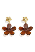 Acrylic Drop Earrings Flower Simple Gathering/Party Luxurious Series Women's jewelry