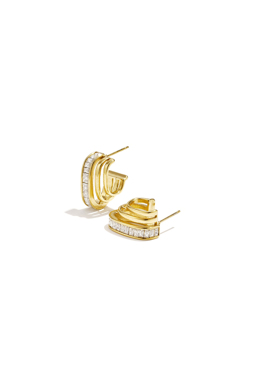 Stainless Steel Stud Earrings Irregular Shape Simple Daily Simple Series Women's jewelry