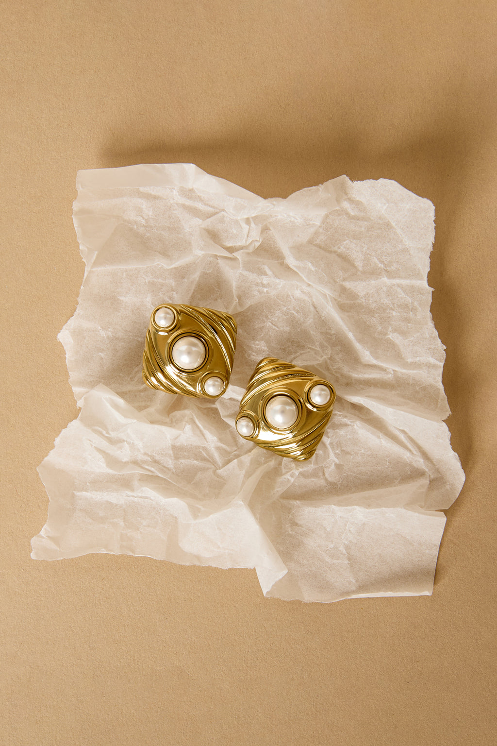 Stainless Steel Stud Earrings Geometric Shape Simple Daily Simple Series Women's jewelry