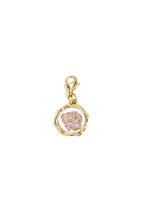Jewelry charm rose on coin DIY