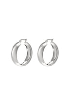 Stainless Steel Hoop Earrings circle Casual Daily Simple Series Women's jewelry