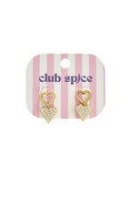 Stainless Steel Drop Earrings Heart Simple Daily Simple Series Women's jewelry