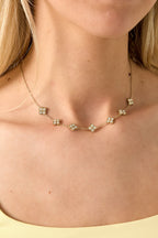 Elegant Stainless Steel Clover Pendant Necklace