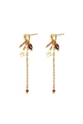 Stainless Steel Dangle Earrings Chain Simple Daily Simple Series Women's jewelry