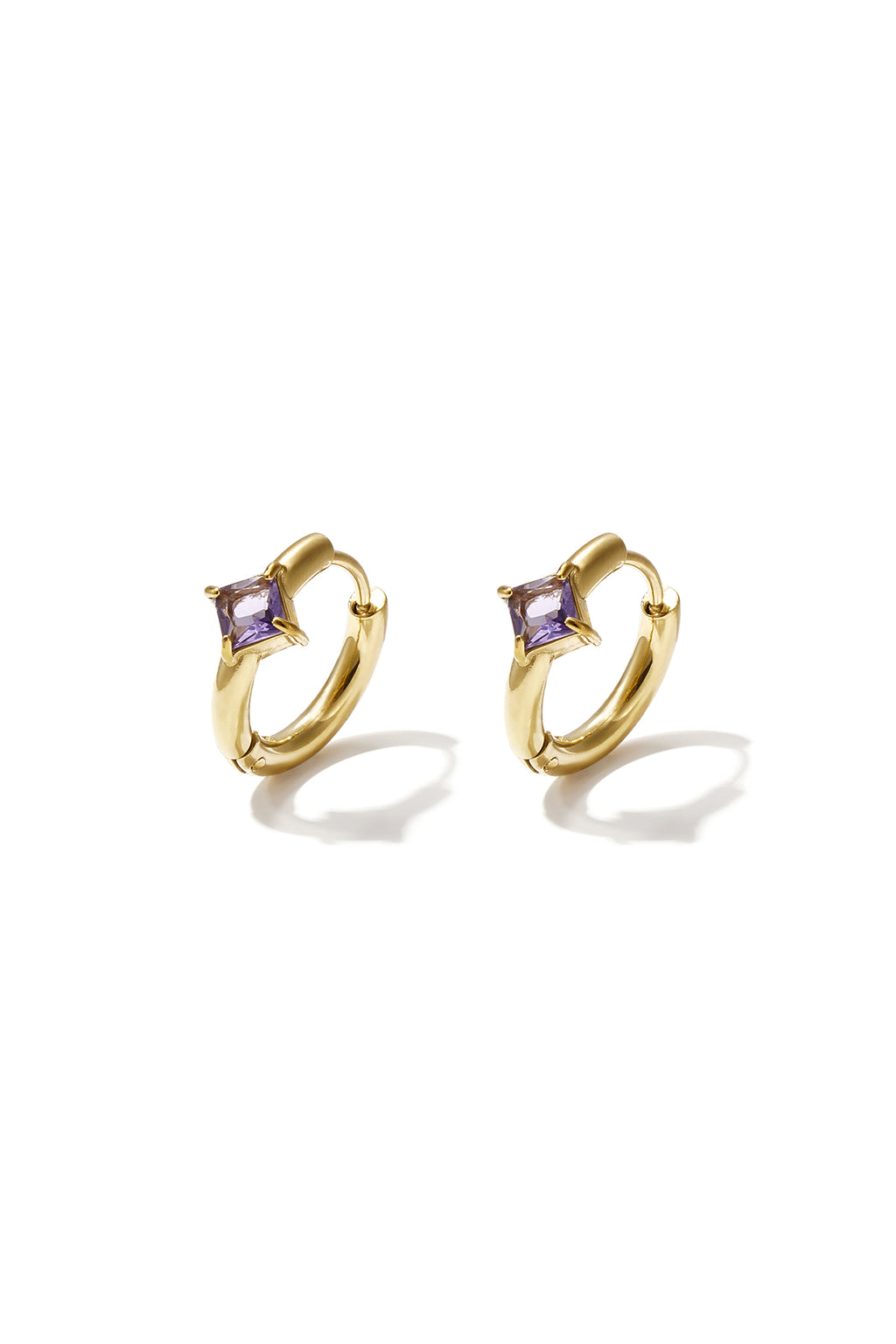 Stainless Steel Hoop Earrings Geometric Shape Simple Daily Simple Series Women's jewelry