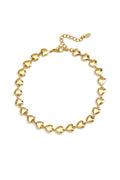 Stainless Steel Anklets Heart Simple Daily Simple Series Women's jewelry