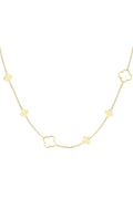 necklace different clovers