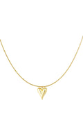 Ball necklace with iconic heart medium