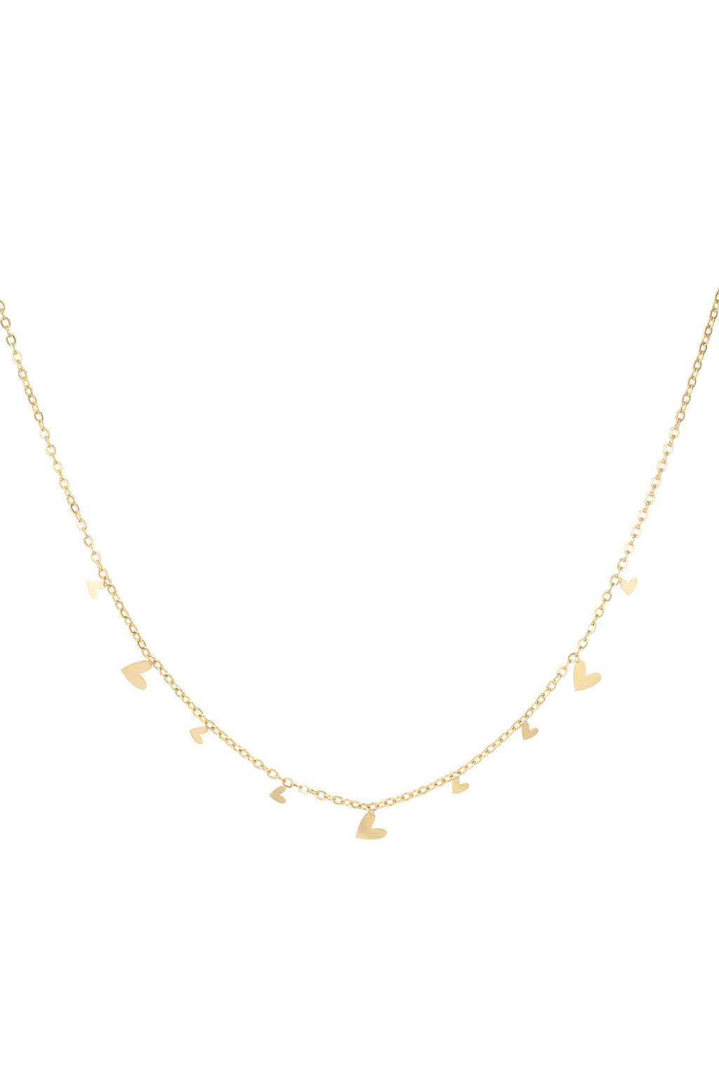 necklace all over hearts