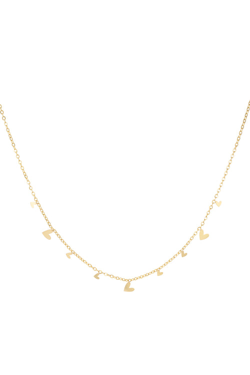 necklace all over hearts
