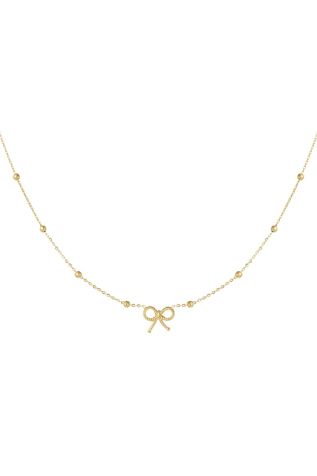 necklace bow basic
