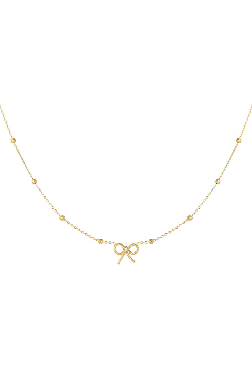 necklace bow basic
