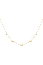 charming bows necklace