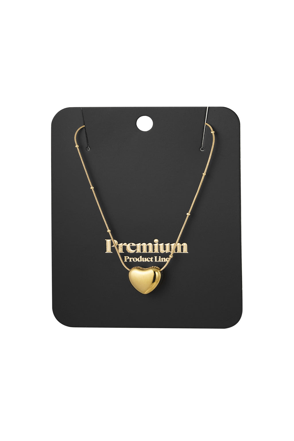 soft heart necklace