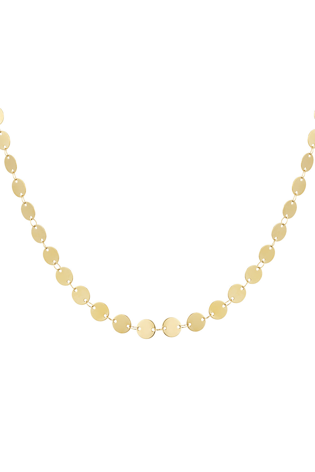 simple coin necklace