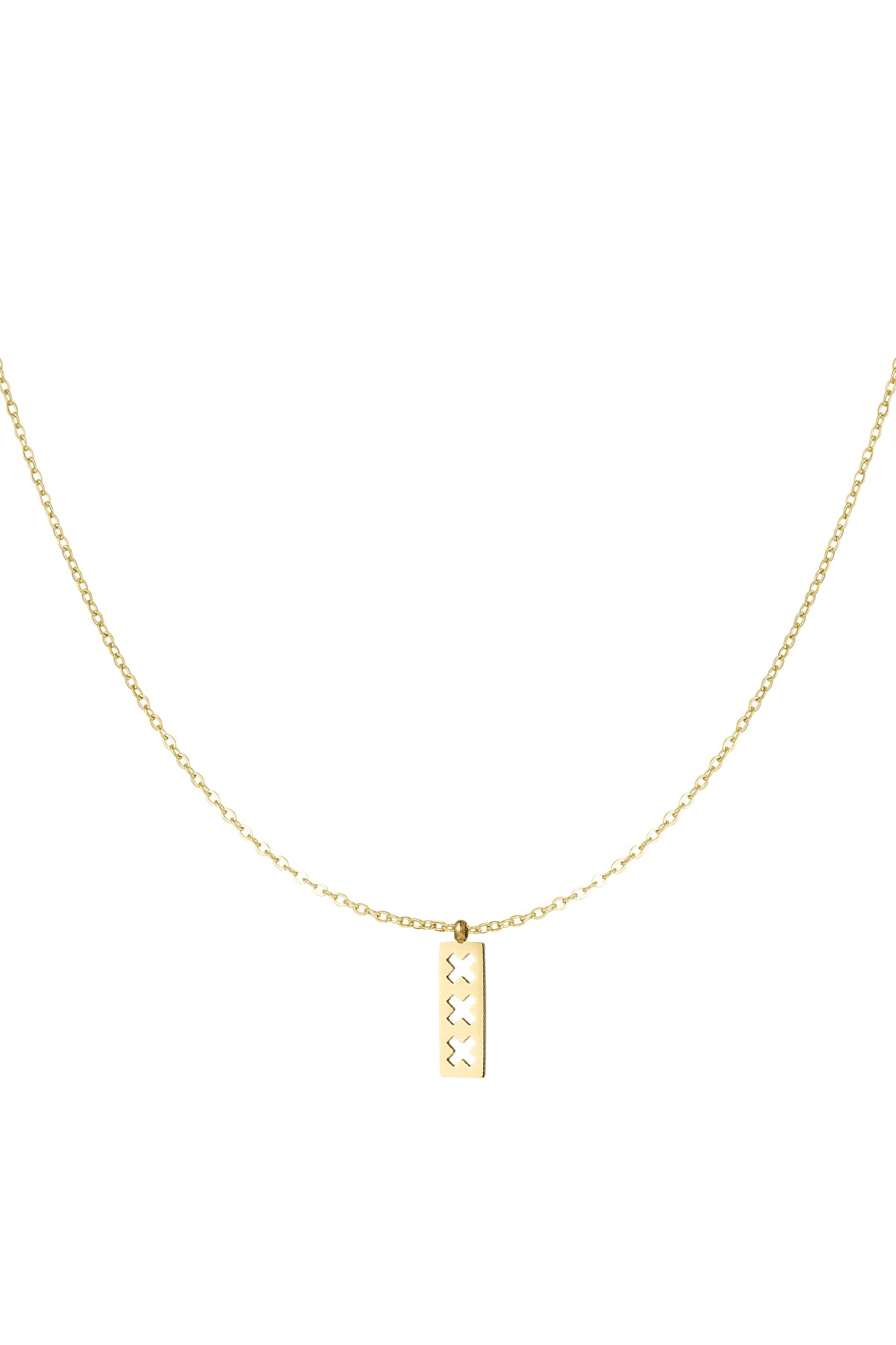 trio x necklace