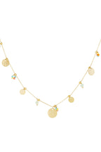 color pop coins necklace