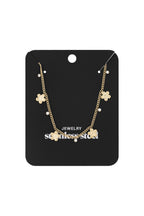gleaming flower necklace