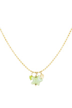 beachside necklace - green &