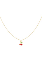 necklace cherry love