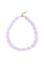 Necklace with organic beads