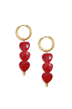Stainless Steel Beads Earrings Heart Simple Daily Simple Series Women's jewelry