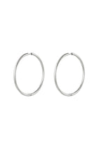 stainless steel earrings hoops medium 