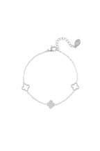 Bracelet clovers Gold Color Stainless Steel