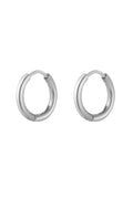 Creoles simple XS Silver Color Stainless Steel