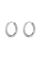 Creoles simple XS Silver Color Stainless Steel
