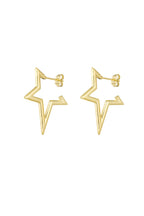half star earrings