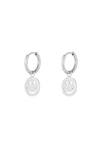 earrings be happy smiley