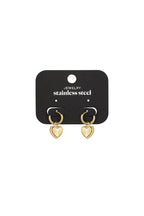 earrings hearts hope