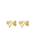Earrings open your heart