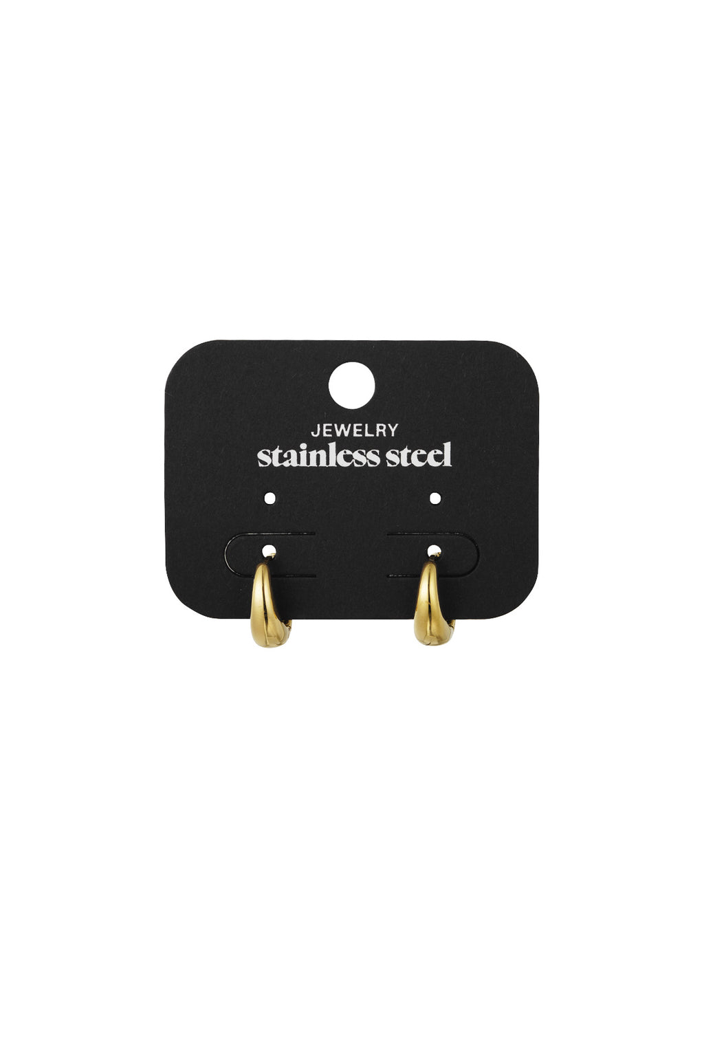 medium basic hoop earrings