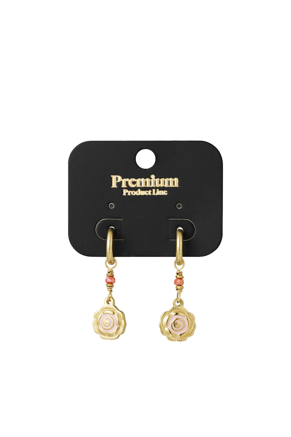 rose glow earrings