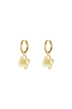 tropical flower earrings